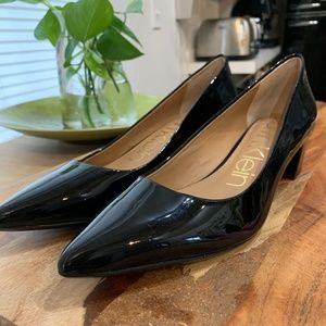 Calvin Klein Block Heel Pumps 9.5